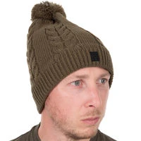 Fox Khaki Knitted Bobble Hat